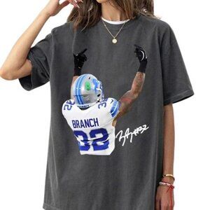 Brian Branch Detroit Lions Football T-Shirt - Lions Fans Game Day Tee